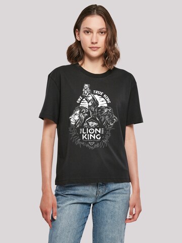 T-shirt oversize 'Disney König der Löwen One True King' F4NT4STIC en noir : devant
