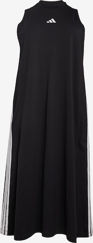 ADIDAS SPORTSWEAR Sports Dress 'Essentials 3-Streifen' in Black: front