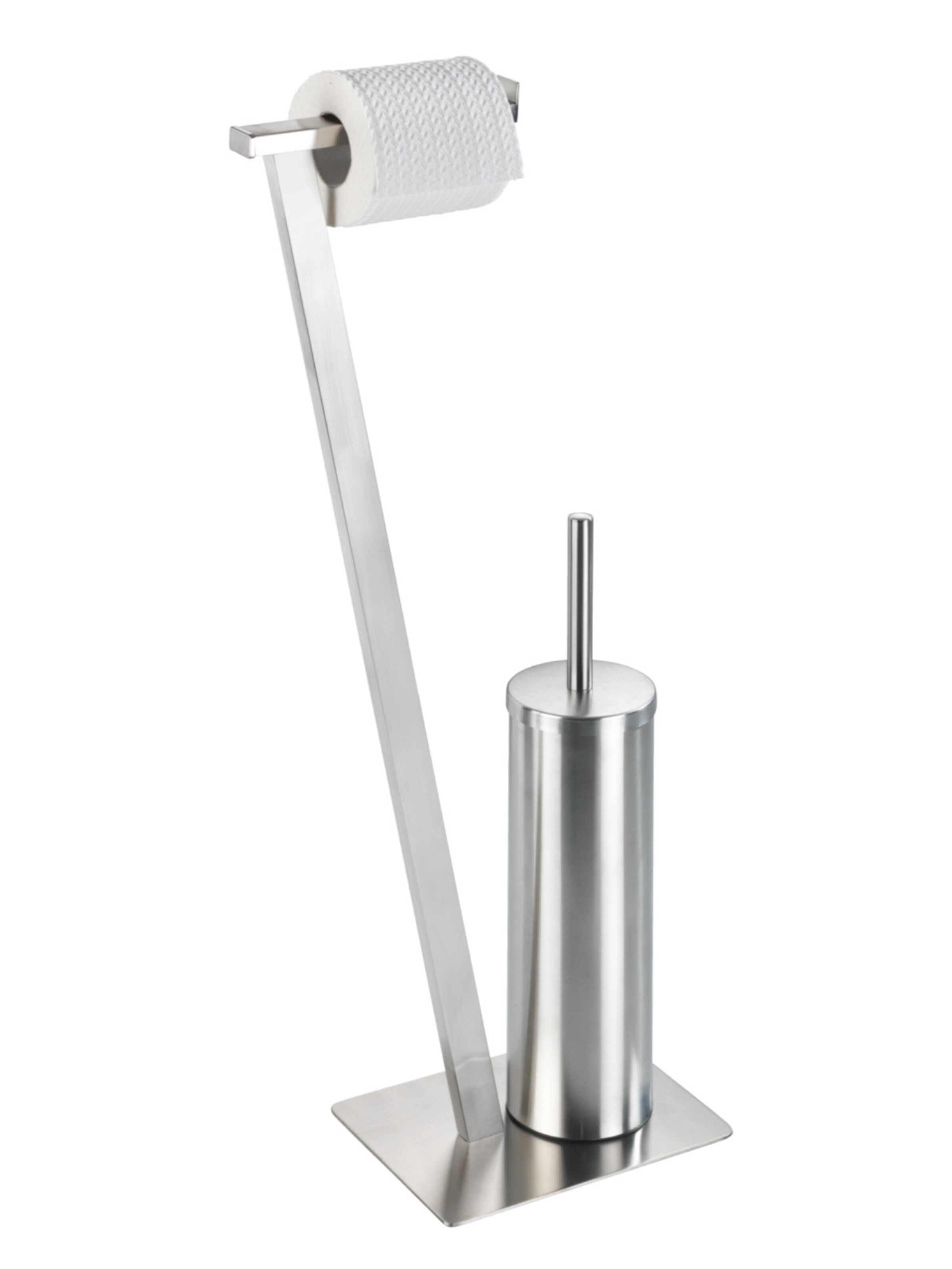 Wenko WC-Garnitur 'Lirio' in Silber