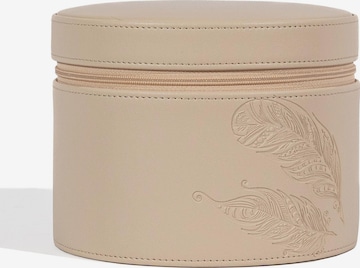 Friedrich23 Jewelry storage 'BOHO Schmuckkästchen rund' in Beige: front