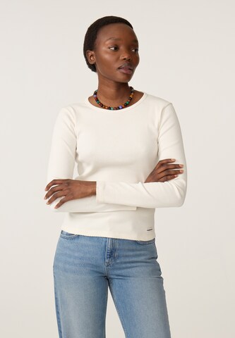 T-shirt Fabienne Chapot en blanc : devant