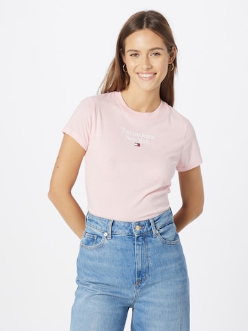 Tommy Jeans Tričko – pink: přední strana