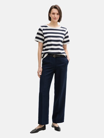Loosefit Pantalon à plis 'LEA' TOM TAILOR en bleu