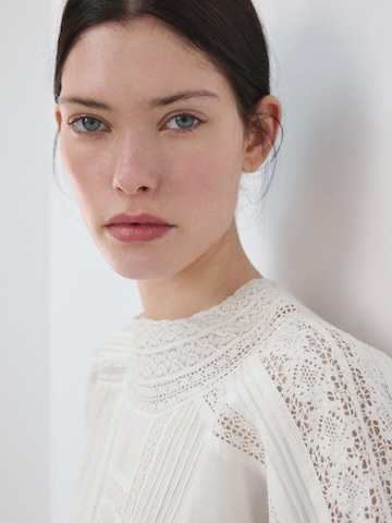 MANGO Blouse 'MASY' in Wit