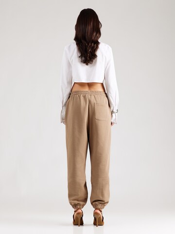 KARL LAGERFELD JEANS Loose fit Trousers in Beige: back