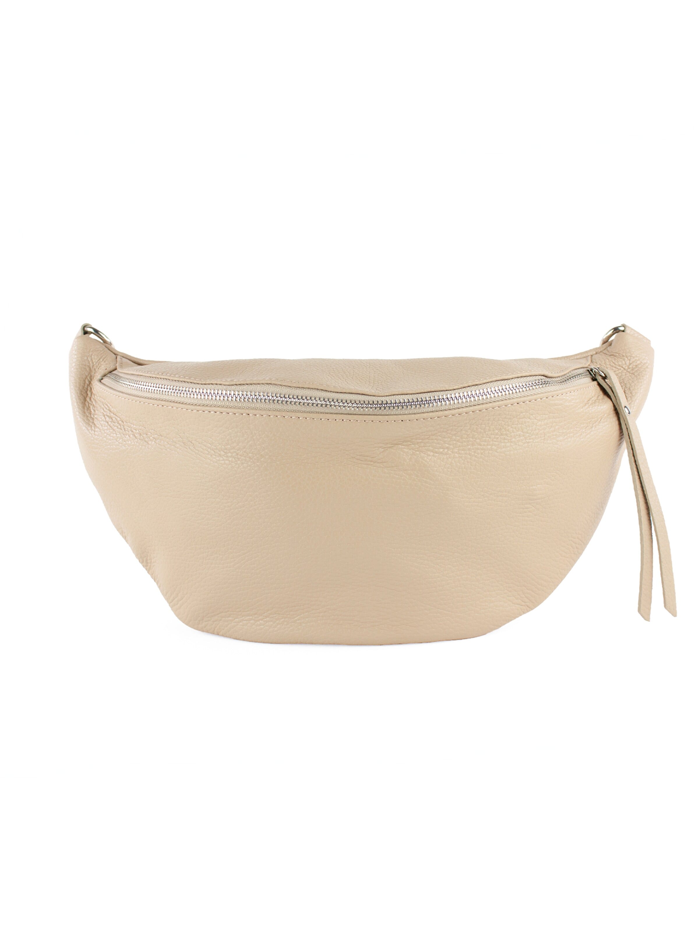 lePelou - Riñonera en beige: frente