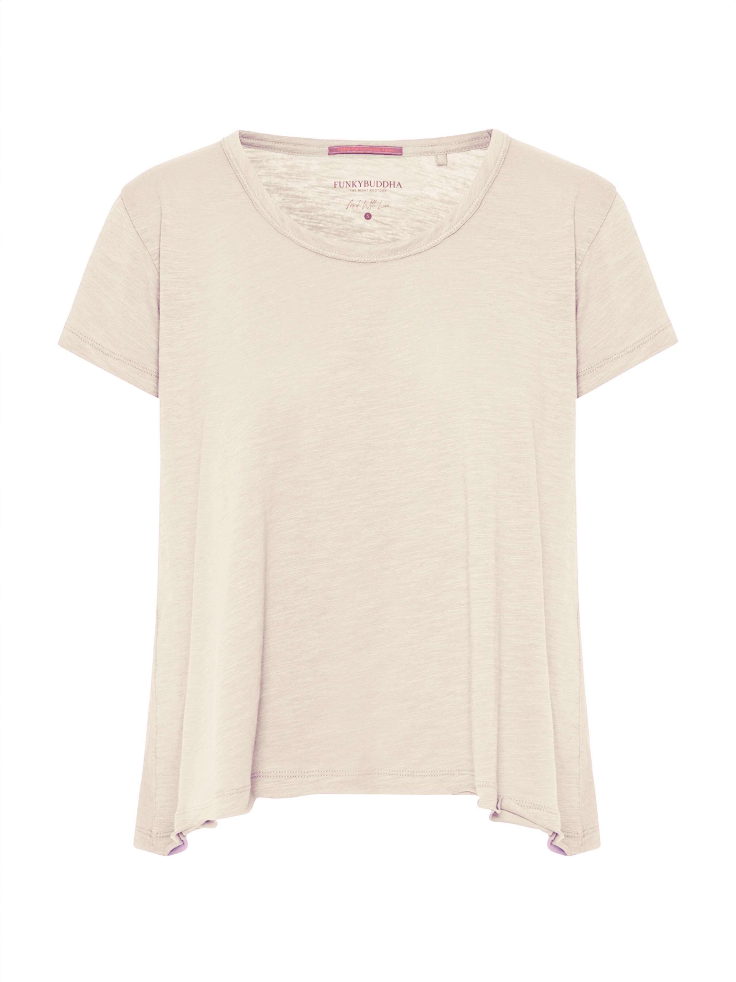 Funky Buddha Тениска в бежово: отпред