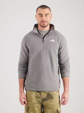 THE NORTH FACE Спортивная кофта 'GLACIER' в Серый: спереди