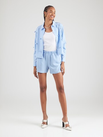 VERO MODA Loosefit Broek 'VMMelaney' in Blauw