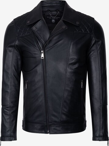 Ron Tomson Between-Season Jacket in Black: front