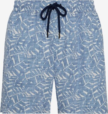 Boggi Milano Zwemshorts in Blauw: voorkant