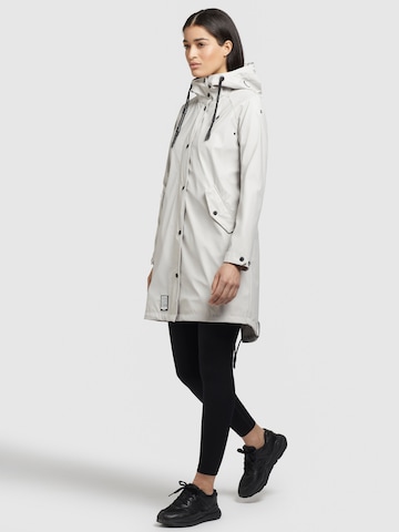 Manteau mi-saison 'ODELIE' khujo en blanc