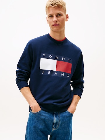 Tommy Jeans - Sweatshirt em azul: frente