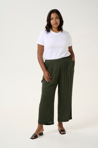 KAFFE CURVE Loosefit Hose 'Dacina' in Grün