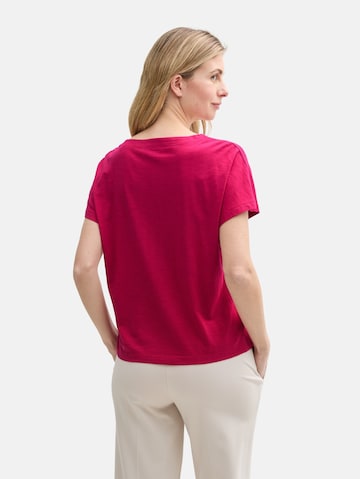 TOM TAILOR Shirt in Red