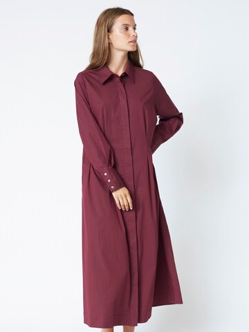 co'couture Kleid  ' Poppy ' in Rot: Vorderseite