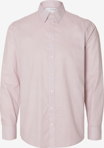 SELECTED HOMME Přiléhavý střih Košile 'SOHO' – pink: přední strana