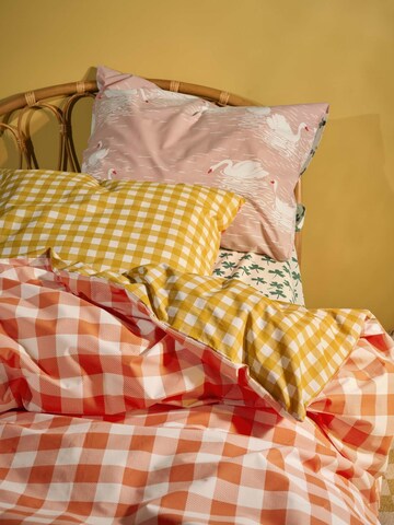 ESSENZA Duvet Cover 'Checking-In' in Orange