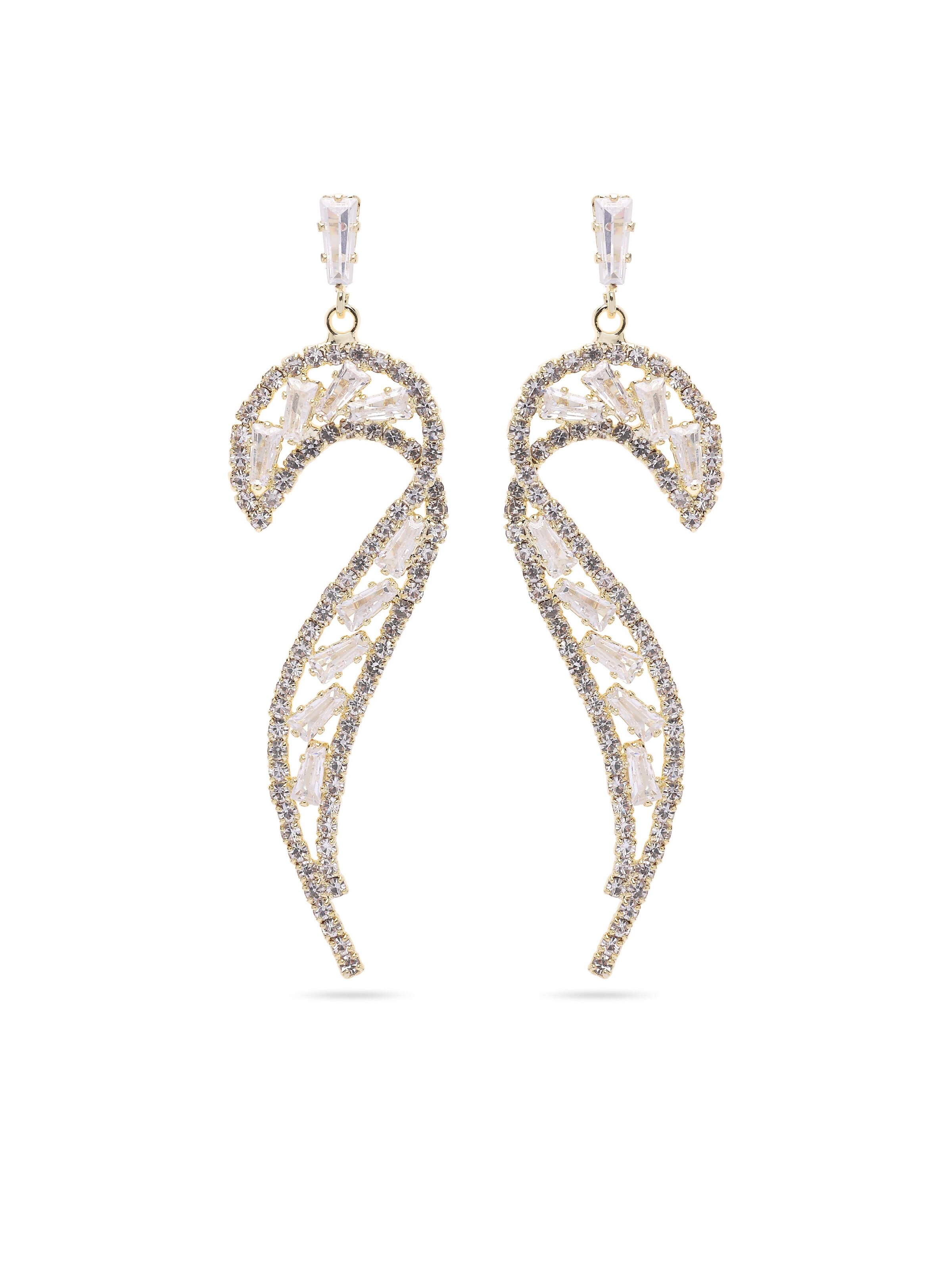 Boucles d'oreilles 'Hannaina' AVANT-GARDE PARIS en or : devant