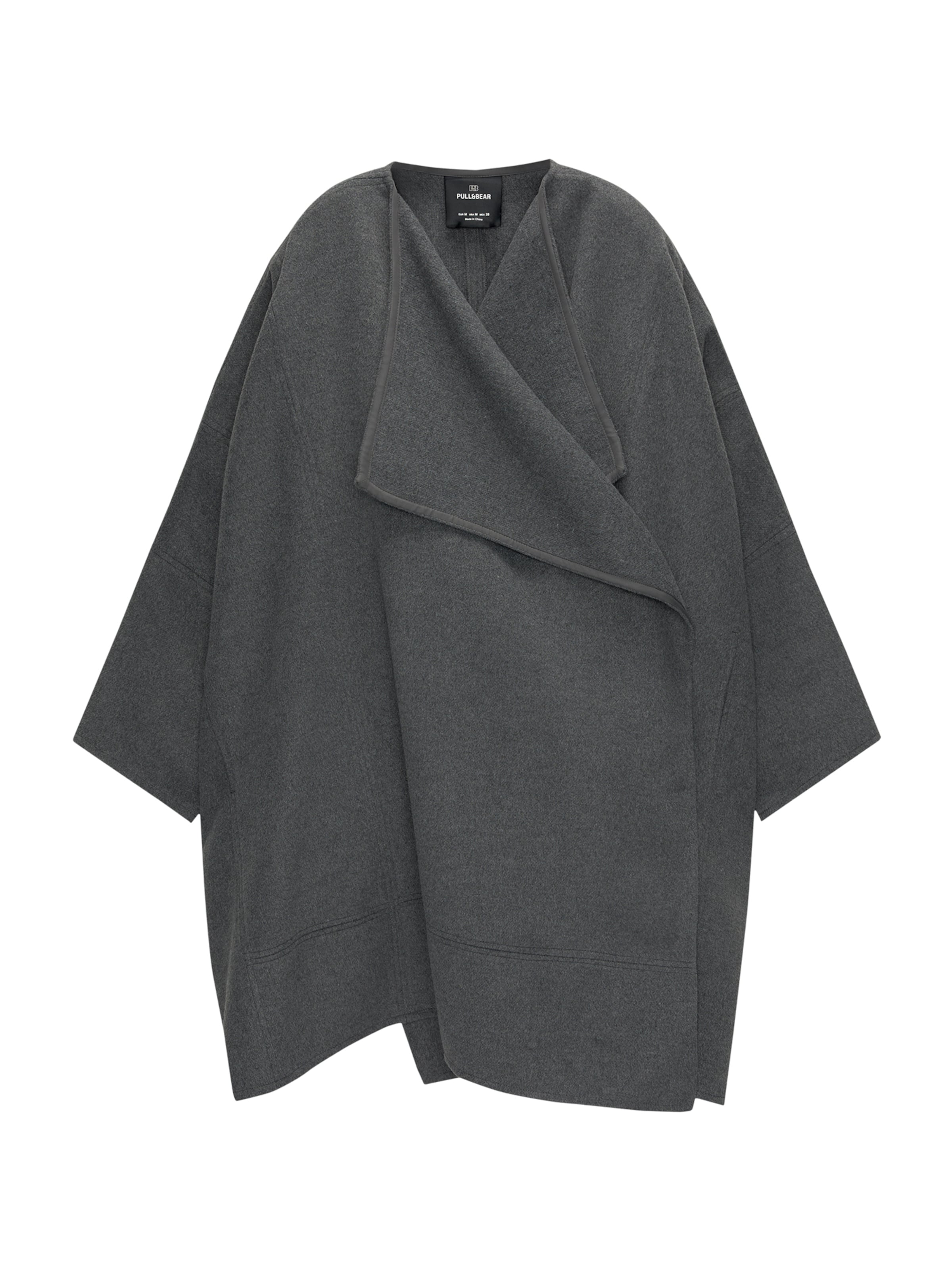 Pull&BearPrijelazni kaput - siva boja: prednji dio