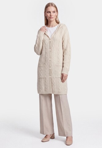 usha WHITE LABEL Trui in Beige: voorkant