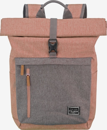 TRAVELITE Backpack in Grey: front