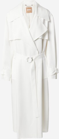 BOSS Преходно палто 'Calissi' в бяло: отпред