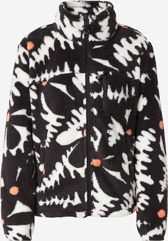 ROXY Toiminnallinen fleecetakki 'ALABAM' värissä musta: etupuoli