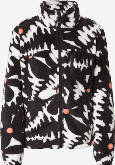 ROXY Tehnička flis jakna 'ALABAM' u koraljna / crna / bijela, Pregled proizvoda