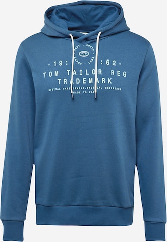 TOM TAILOR Sweatshirt in Blue: front