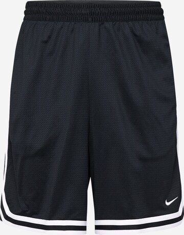 NIKE regular Sportsbukser i sort: forside