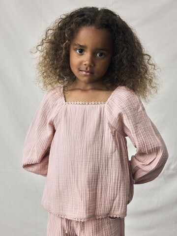 Chemisier NAME IT en rose : devant