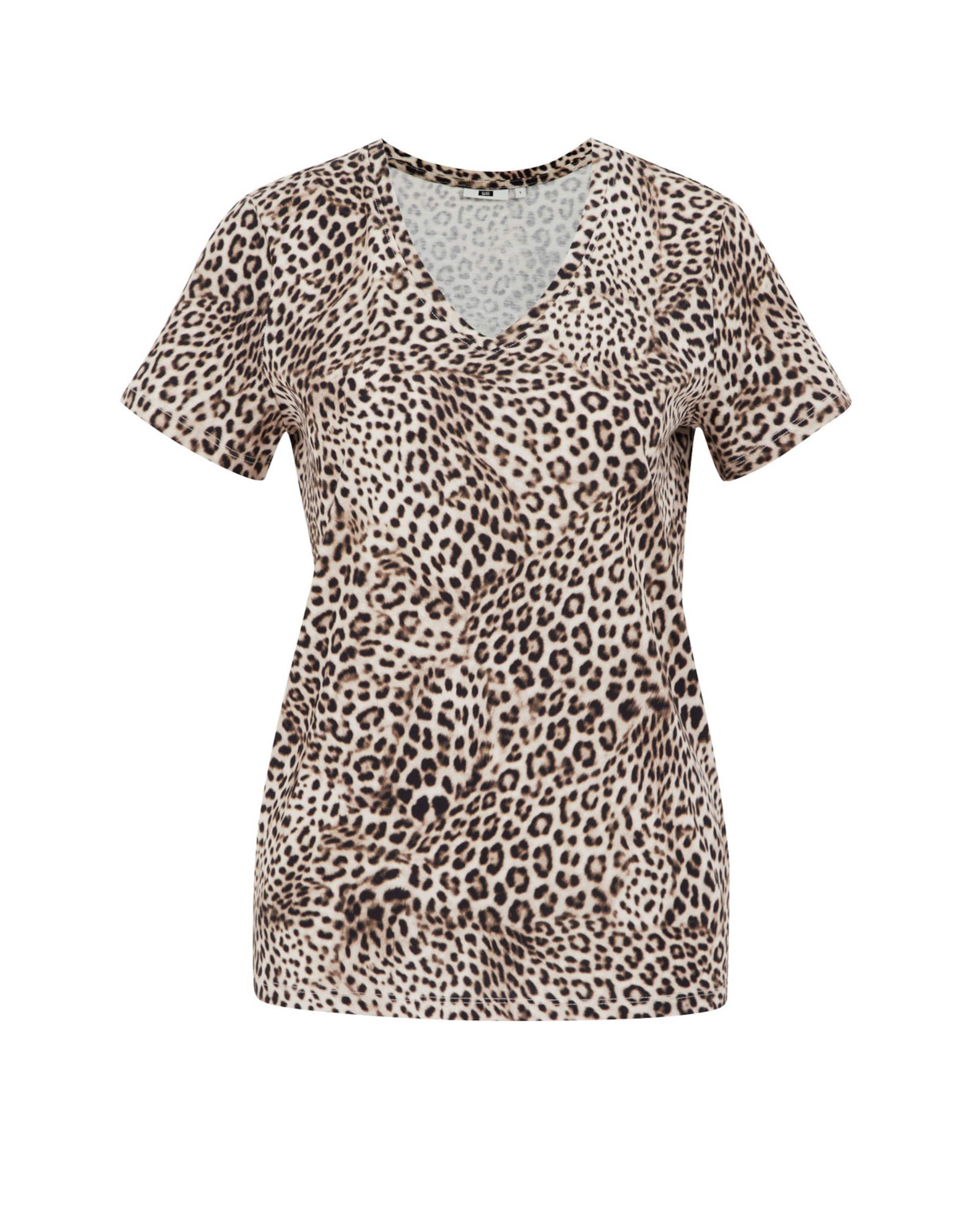 WE Fashion Shirt in Bruin: voorkant