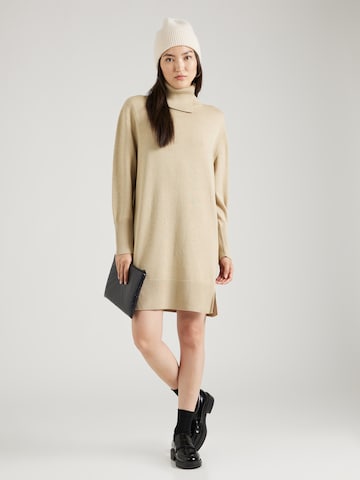 BOSS Knitted dress 'Fimalaya' in Beige