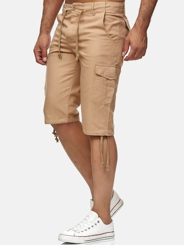 Reslad Regular Cargohose 'Stoffhose 3/4 Cargo Bermuda' in Beige