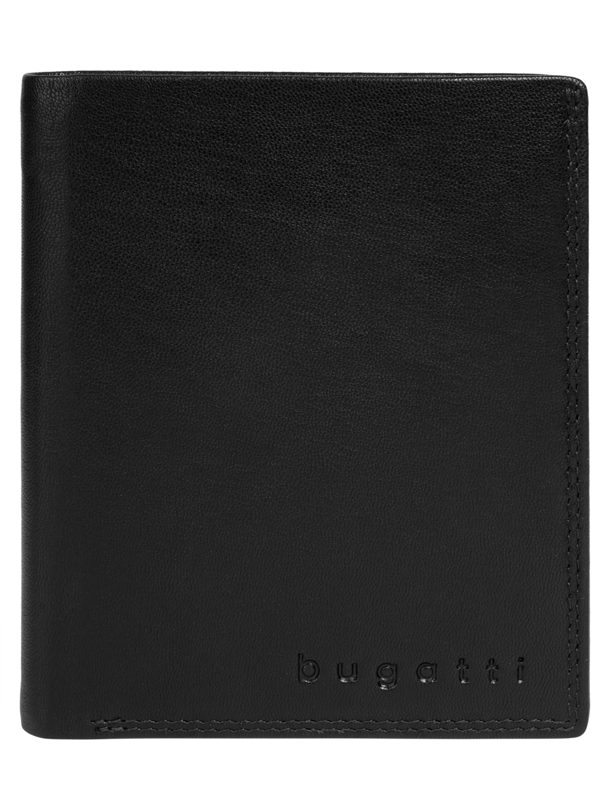 Porte-monnaies bugatti en noir : devant