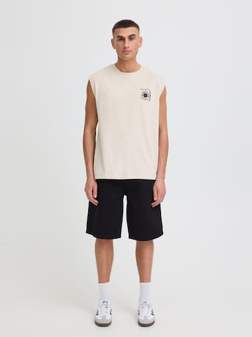 !Solid Rundhalsshirt ' SDOlav ' in Beige