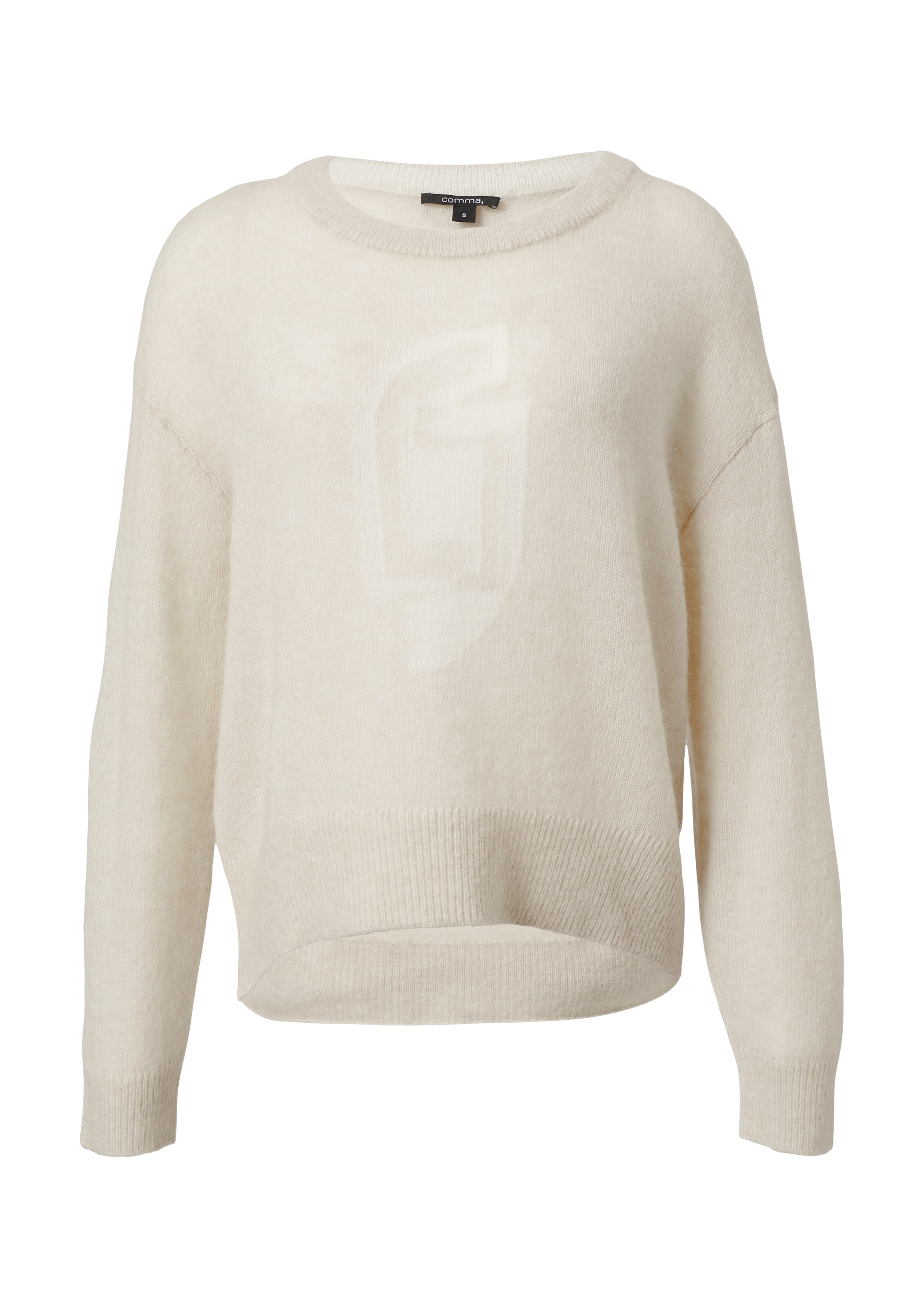 COMMA Pullover in Beige: Vorderseite