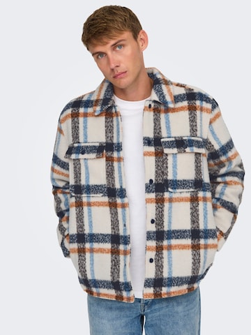 Only & Sons Демисезонная куртка 'ONSGIO' в Белый