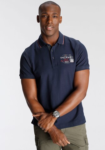 DELMAO Poloshirt in Blau: Vorderseite