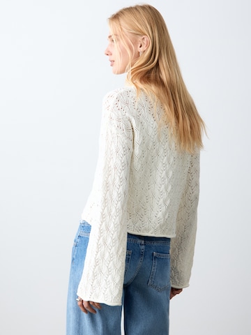 Pull-over 'Choco' MANGO TEEN en blanc