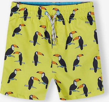 Shorts de bain MINOTI en jaune : devant