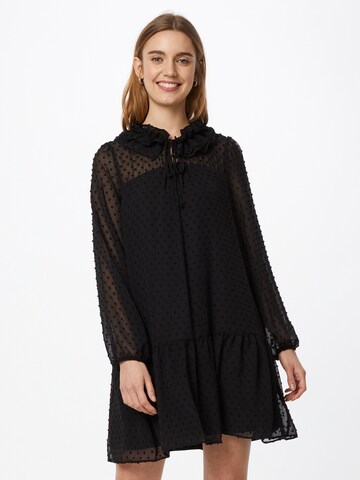 NEW LOOK Košilové šaty – černá: přední strana