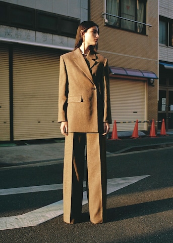 MANGO Blazer 'Ruben' in Braun: Vorderseite