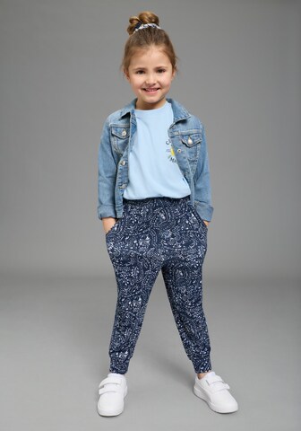 Kidsworld Tapered Pants in Blue
