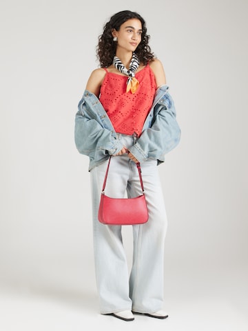 Top 'PCVILDE' di PIECES in rosso