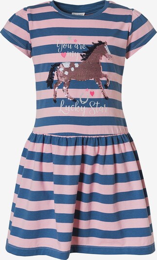 myToys COLLECTION Kleid in blau / pink / schwarz / weiß, Produktansicht