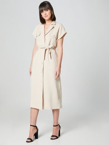 Guido Maria Kretschmer Women Shirt Dress 'Phyllis' in Beige: front