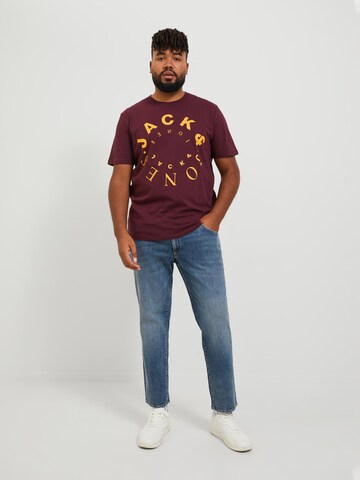 Slimfit Jeans 'JJIGlenn Fox' di Jack & Jones Plus in blu