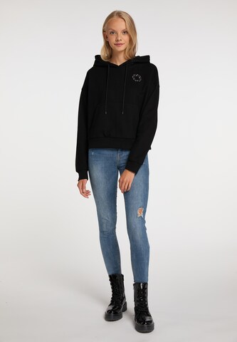 MYMO Sweatshirt in Schwarz